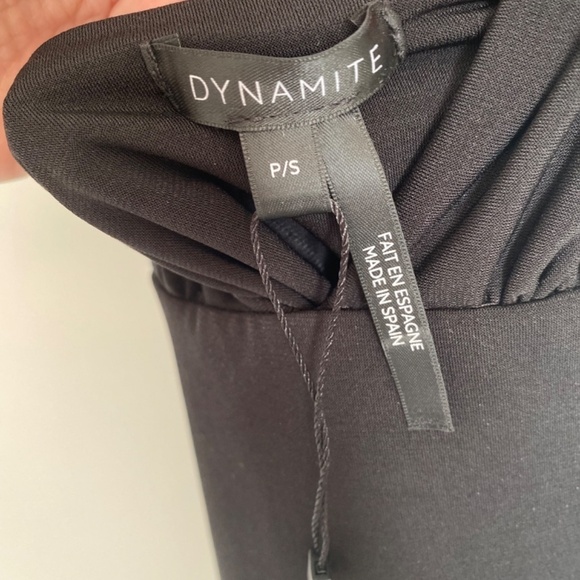 Dynamite Bodysuit Halter Style Black Small - Picture 5 of 8